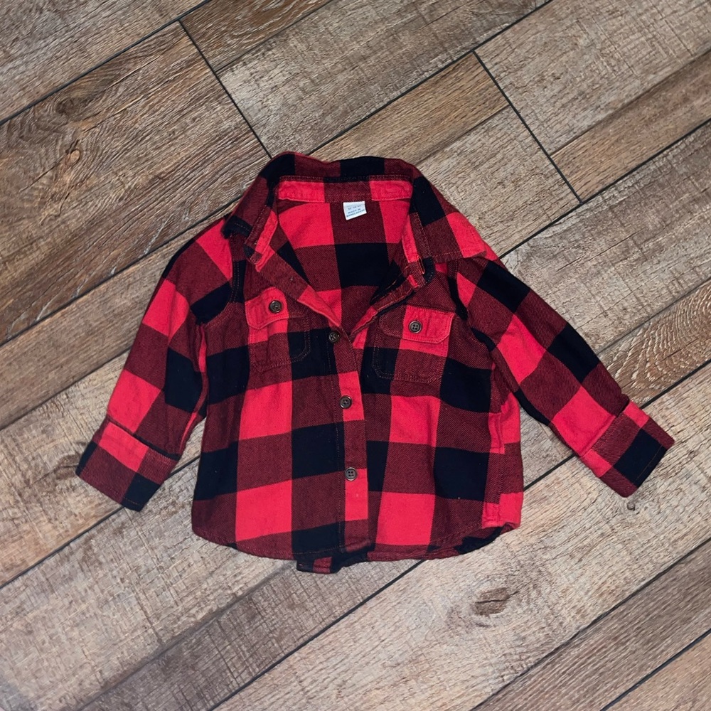 12-18 m. Old Navy Buffalo Check Flannel